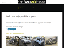 Tablet Screenshot of japanpdximports.com